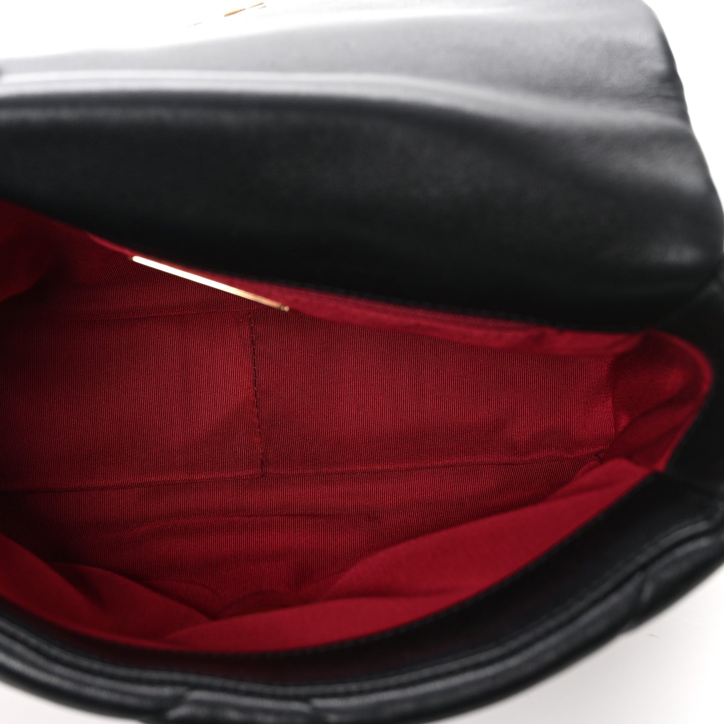 Lambskin Quilted Medium Chanel 19 Flap Black