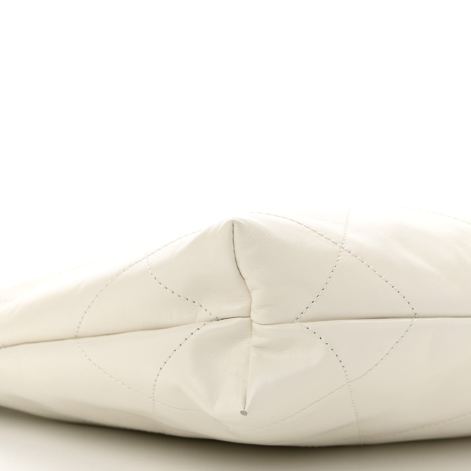 Chanel Shiny Calfskin Quilted Small Chanel 22 White 10 of 11