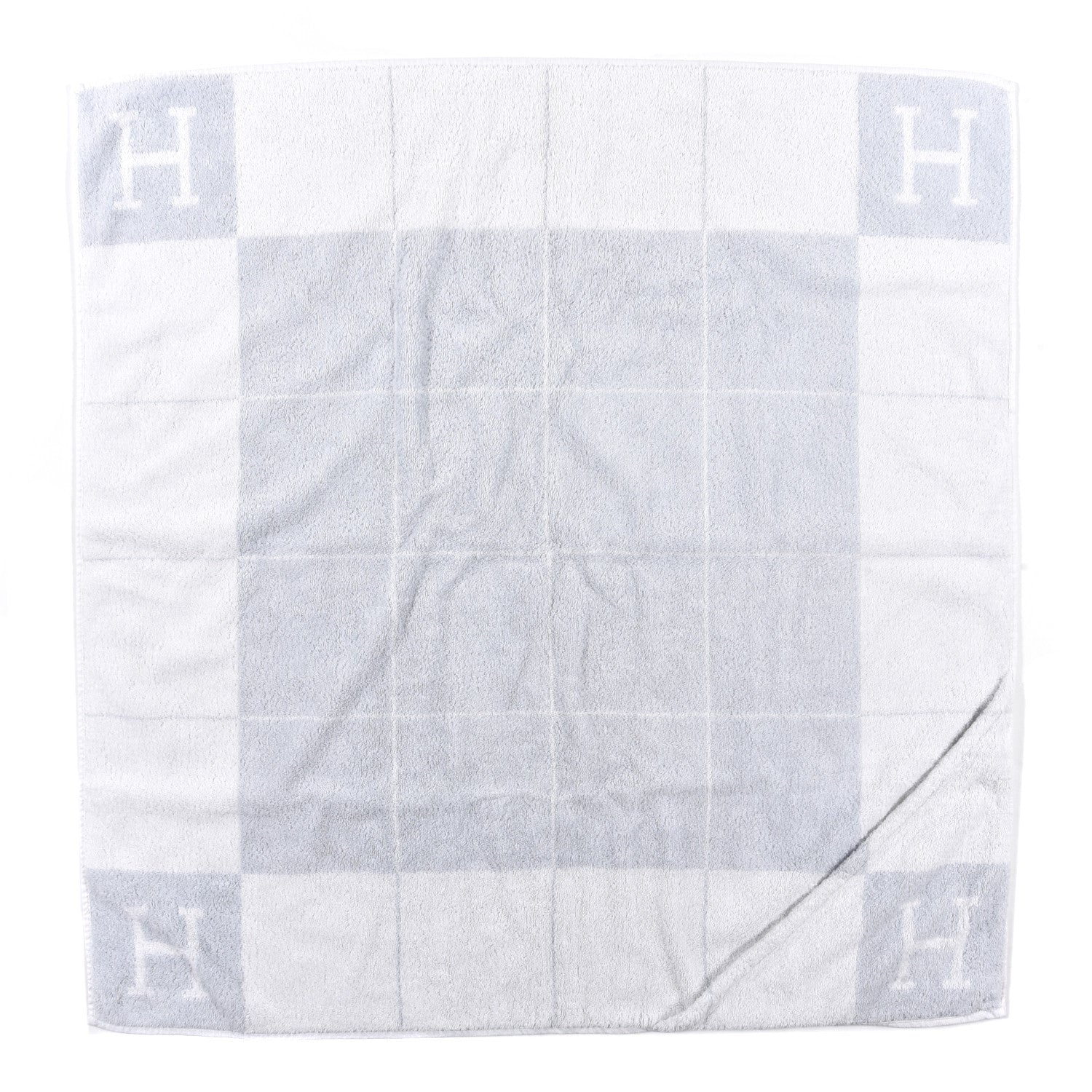 Hermes Cotton Avalon Bath Wrap Bleu Glacier 2 of 4