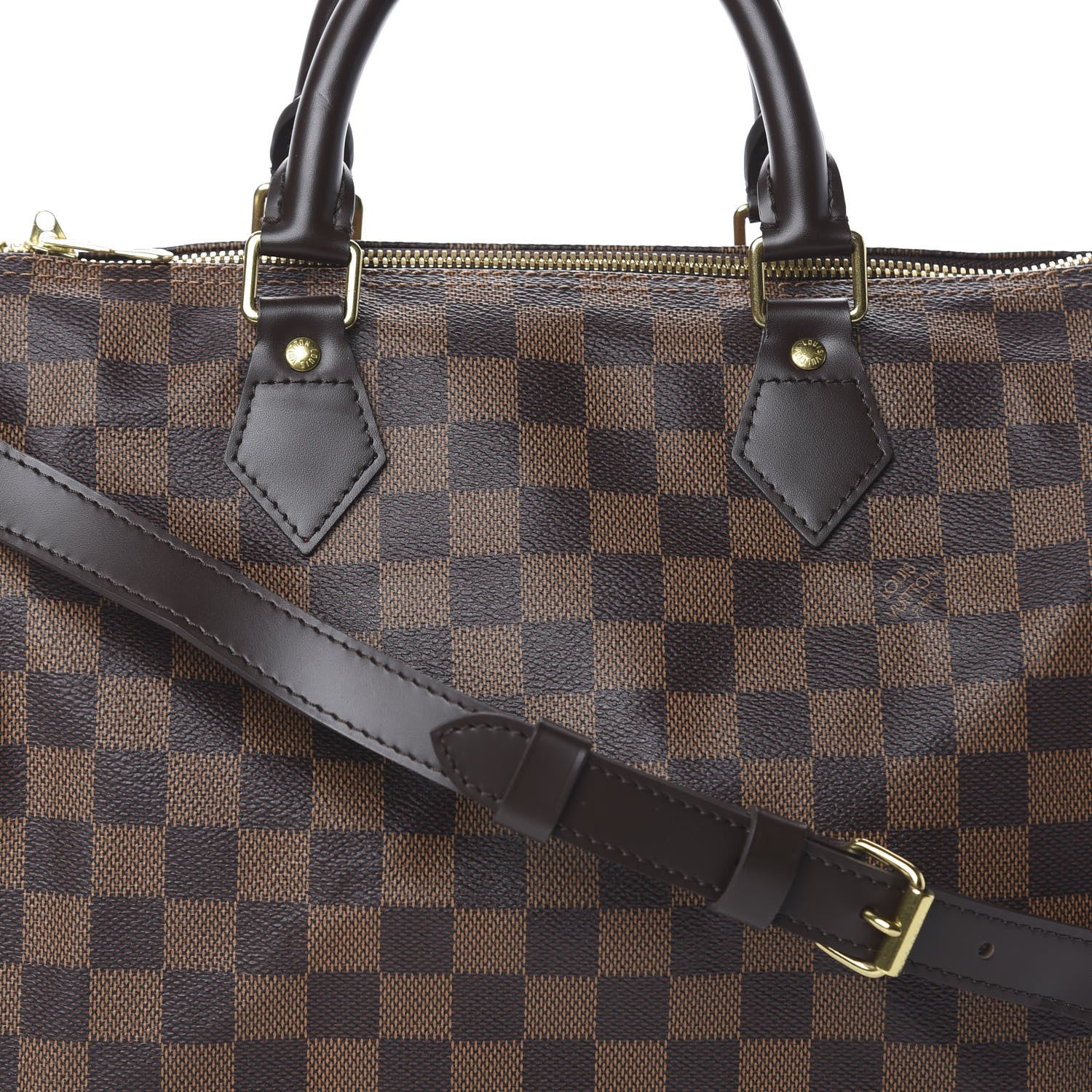 Louis Vuitton Damier Ebene Speedy Bandouliere 30 7 of 9