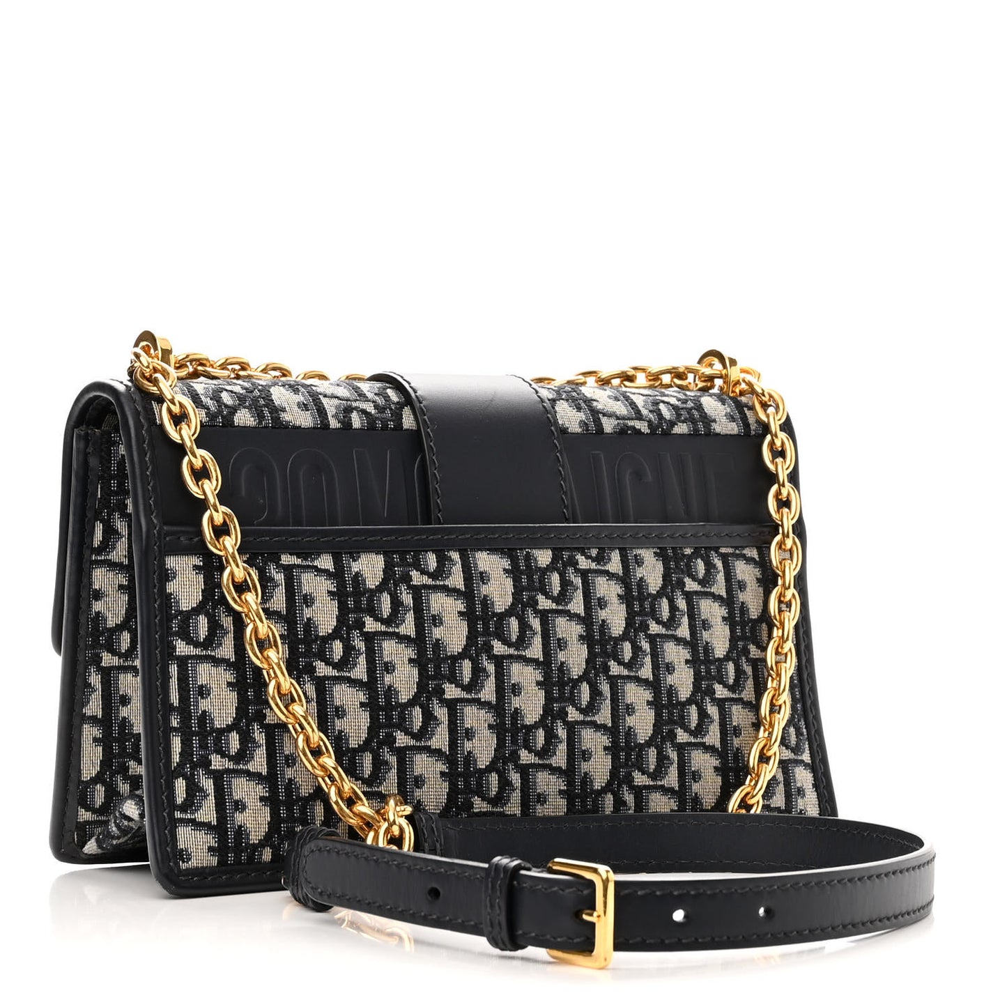 Oblique 30 Montaigne Chain Flap Bag Blue