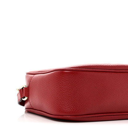 Gucci Pebbled Calfskin Small Soho Disco Bag Vibrant Red 9 of 10