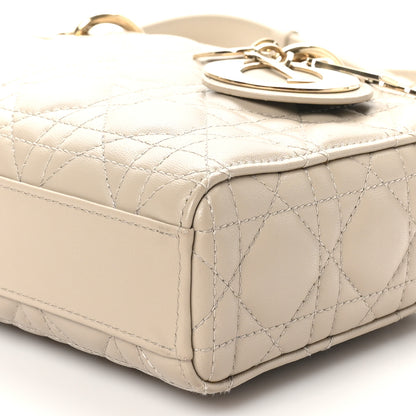 Christian Dior Lambskin Cannage Medium Lady D-Joy Sable 10 of 10