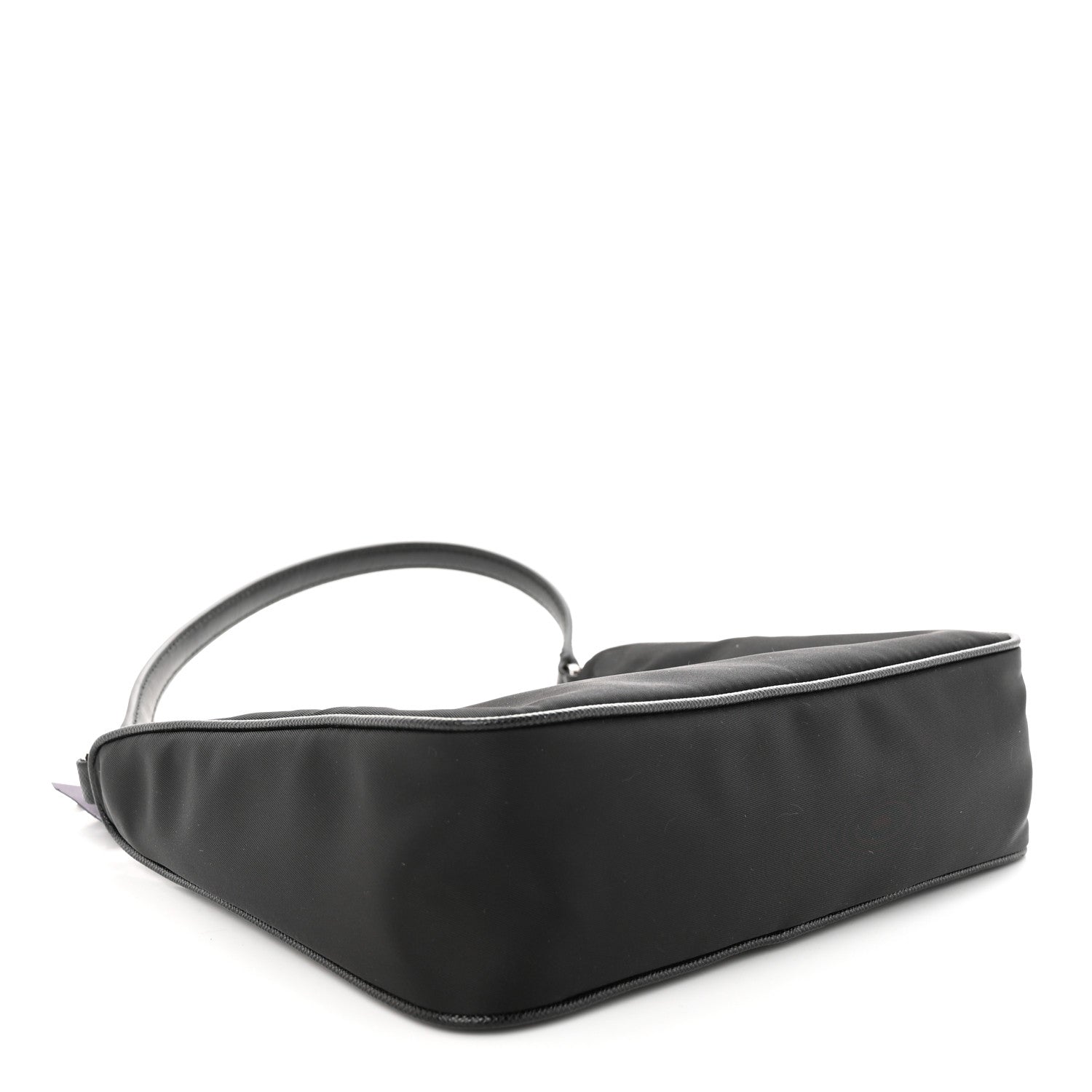 Prada Tessuto Nylon Saffiano Mini Re-Edition 2005 Bag Black 4 of 11