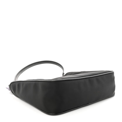 Prada Tessuto Nylon Saffiano Mini Re-Edition 2005 Bag Black 4 of 11