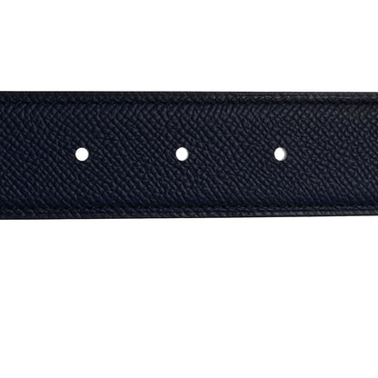 Hermes Epsom 32mm Belt Strap 85 Deep Blue Vert Bosphore 6 of 8