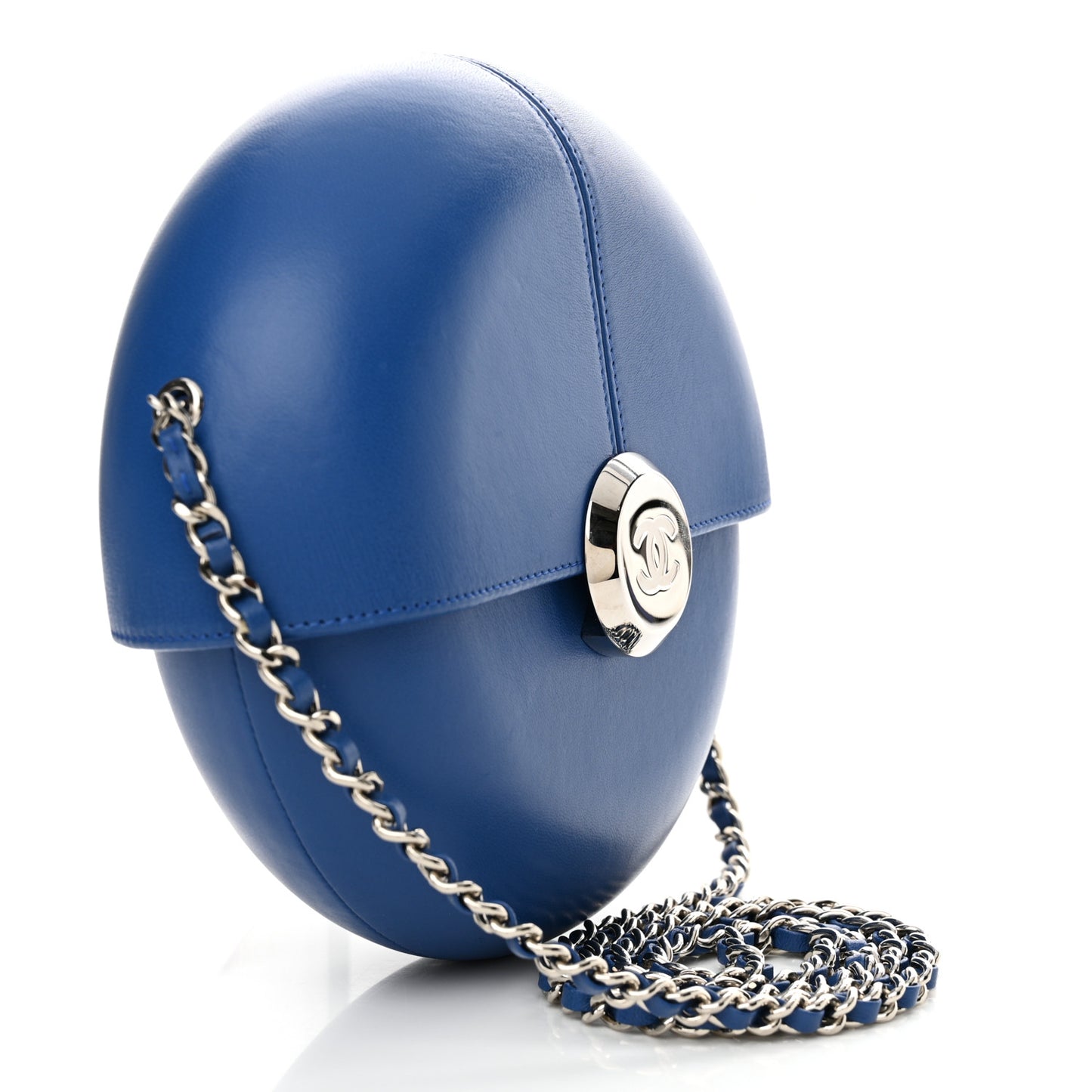 Lambskin Evening In the Air Bag Blue
