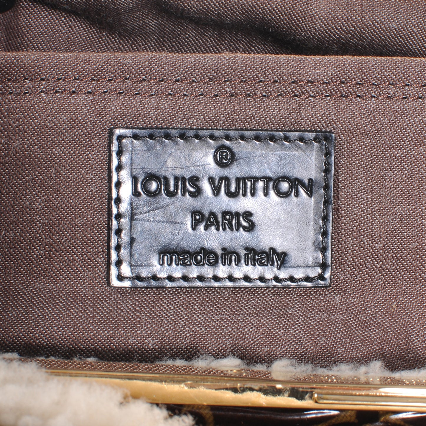 Monogram Shearling Storm Bag