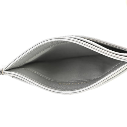 Chanel Metallic Goatskin Quilted 19 Card Holder Silver 5 of 7