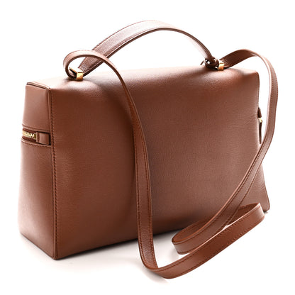 Loro Piana Grained Calfskin Extra Bag L27 Burnt Tan 3 of 9