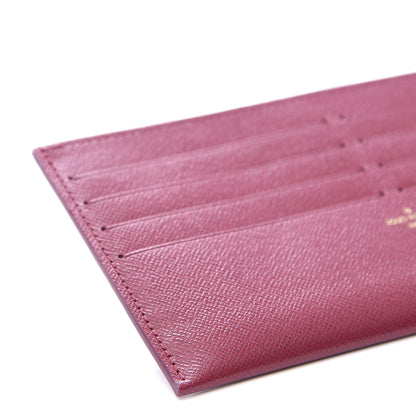 Louis Vuitton Calfskin Felicie Card Holder Insert Fuchsia 6 of 7