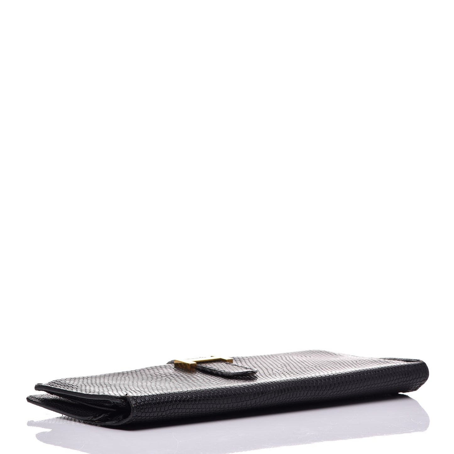 Lizard Bearn Gusset Wallet Black