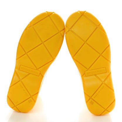 Bottega Veneta Rubber Puddle Ankle Boots 38 Egg Yolk 6 of 12