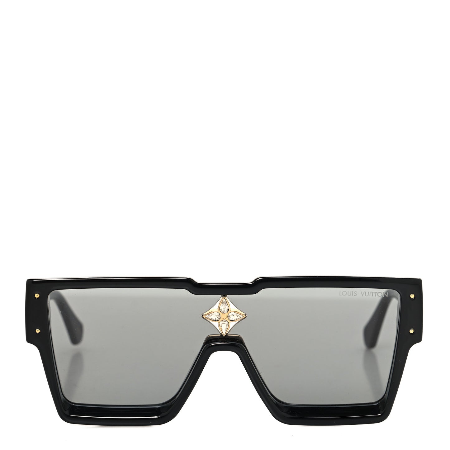 Acetate Swarovski Crystal Cyclone Sunglasses Z1578E Black