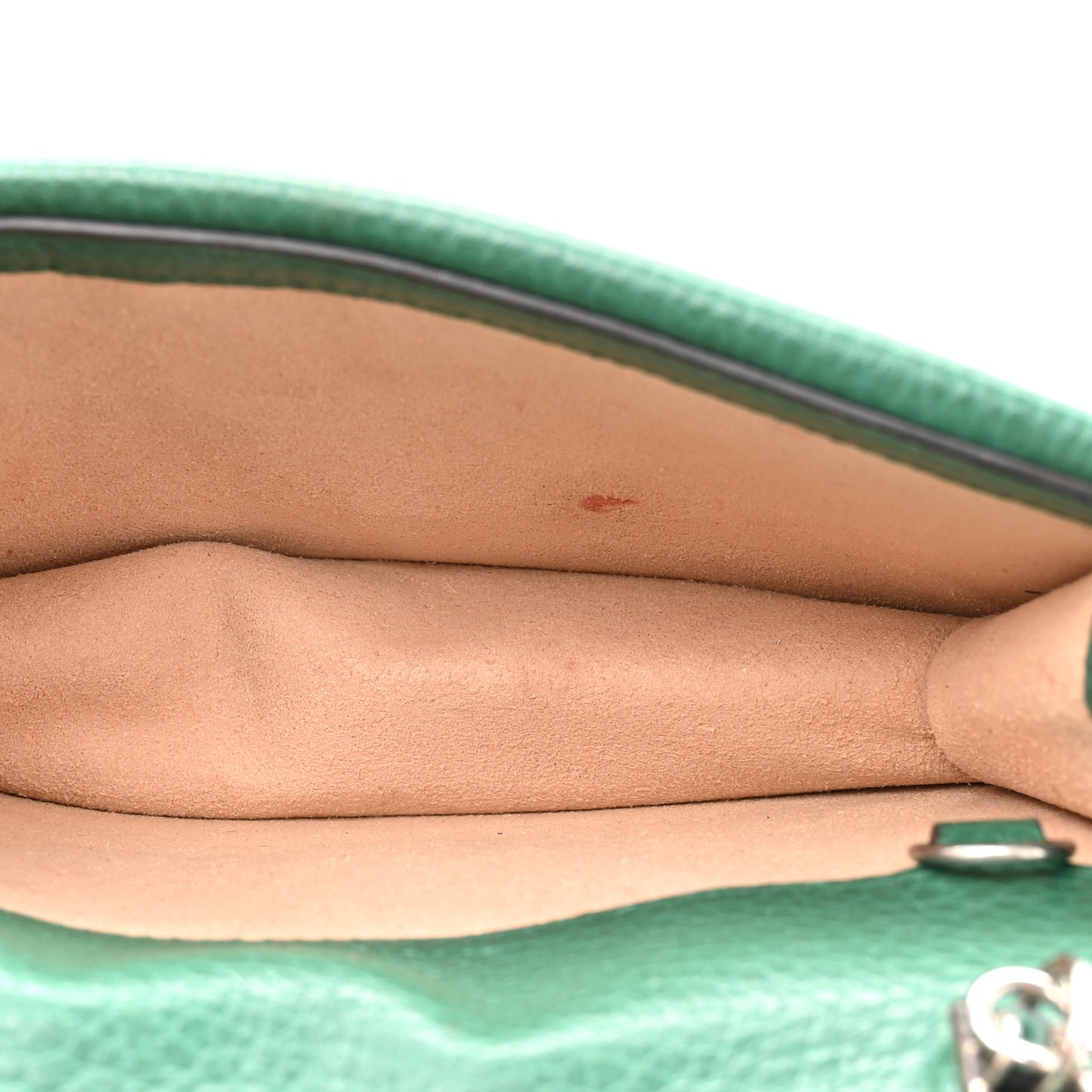 Dollar Calfskin Crystal Super Mini Dionysus Shoulder Bag Emerald