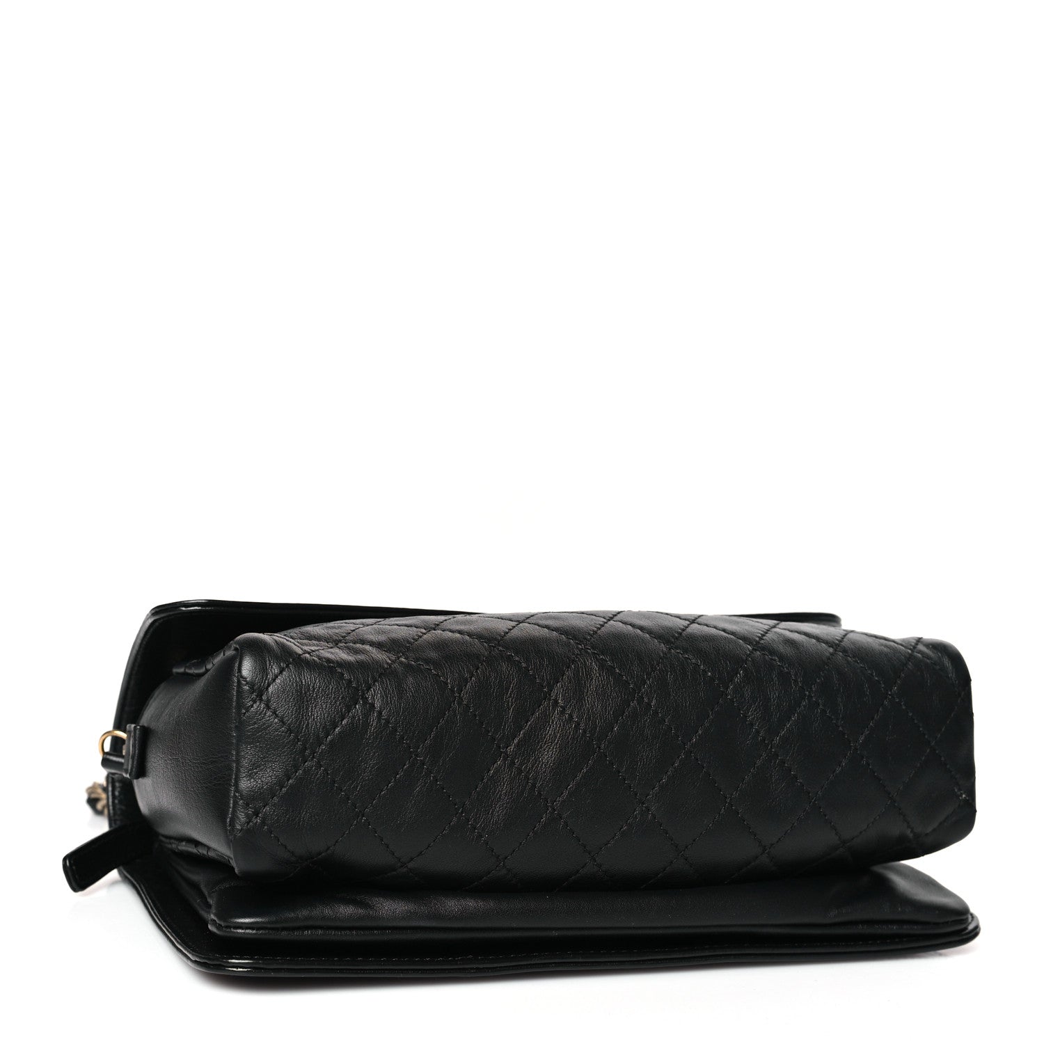 Chanel Glazed Calfskin Quilted Flap Bag Black 4 of 10