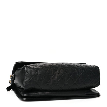 Chanel Glazed Calfskin Quilted Flap Bag Black 4 of 10