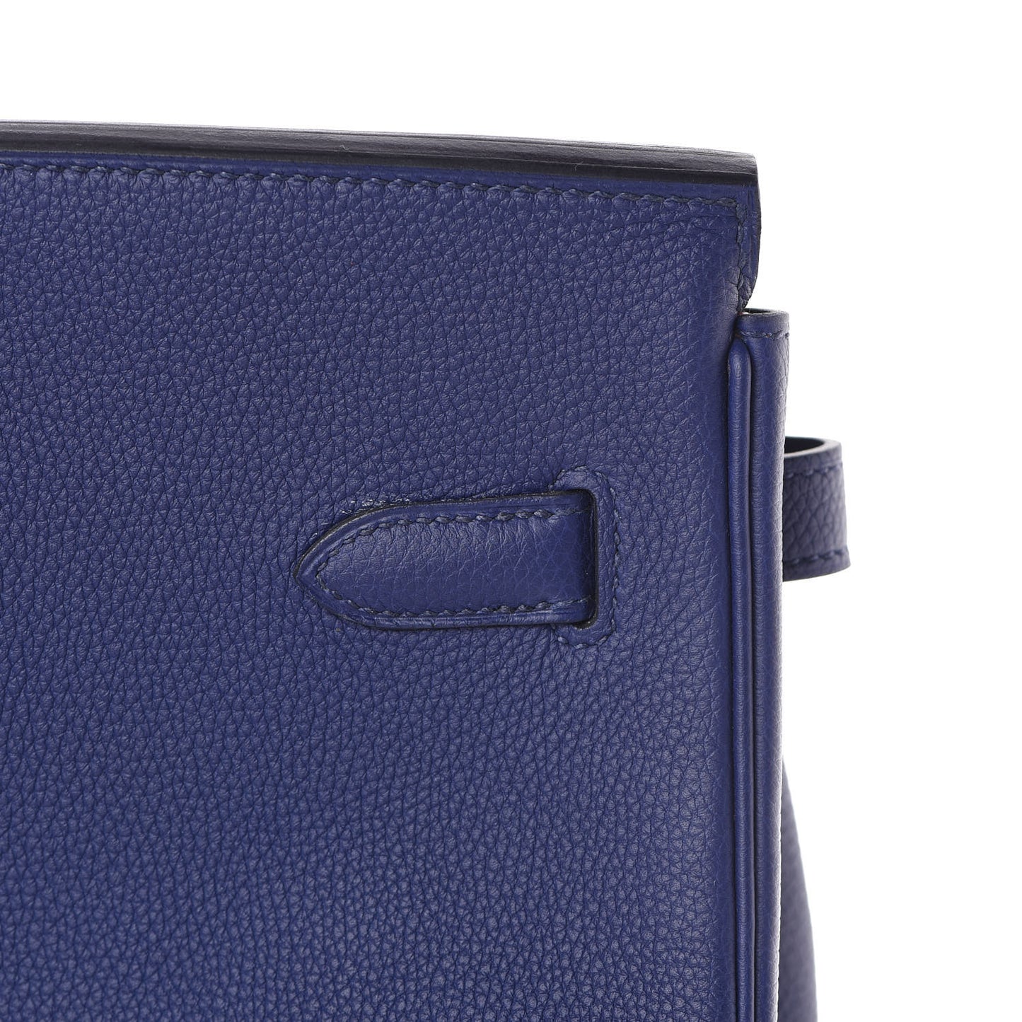 Togo Swift Officier Birkin 40 Bleu Encre Bordeaux