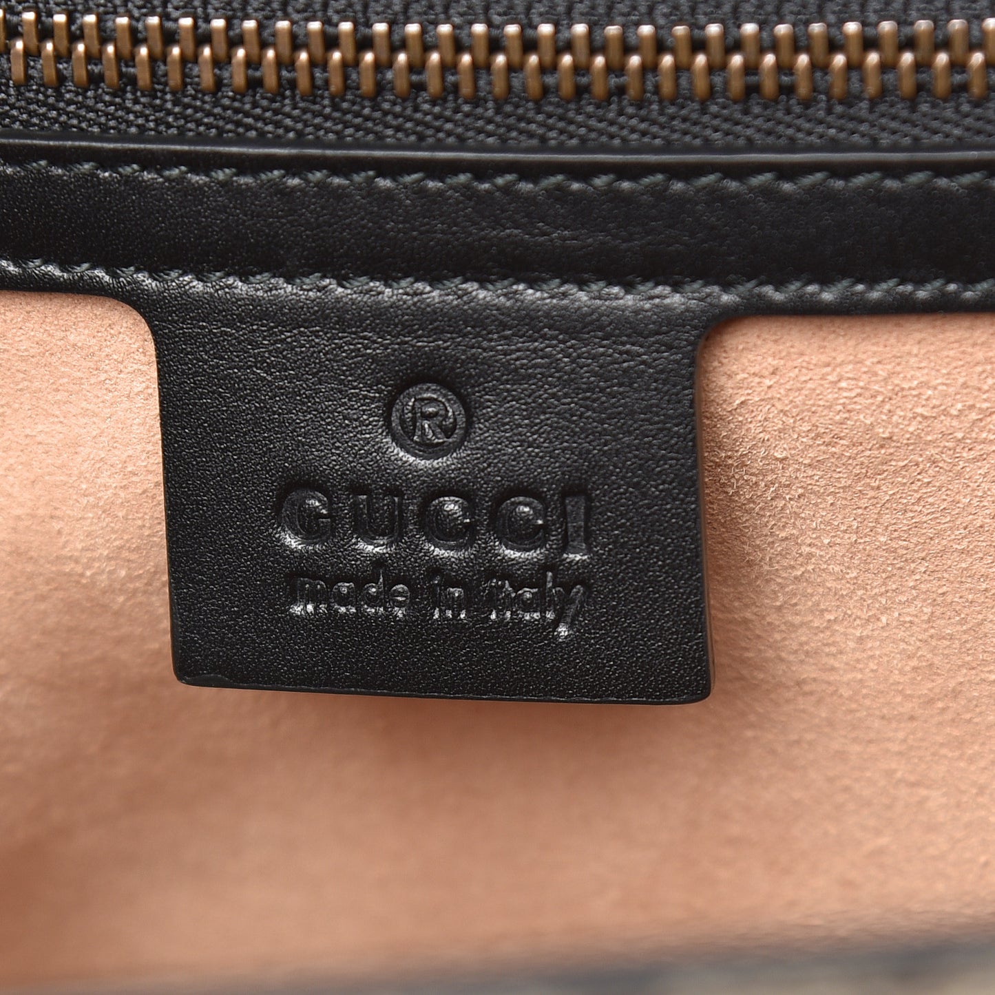 GG Supreme Monogram Small Osiride Top Handle Bag Black Gold