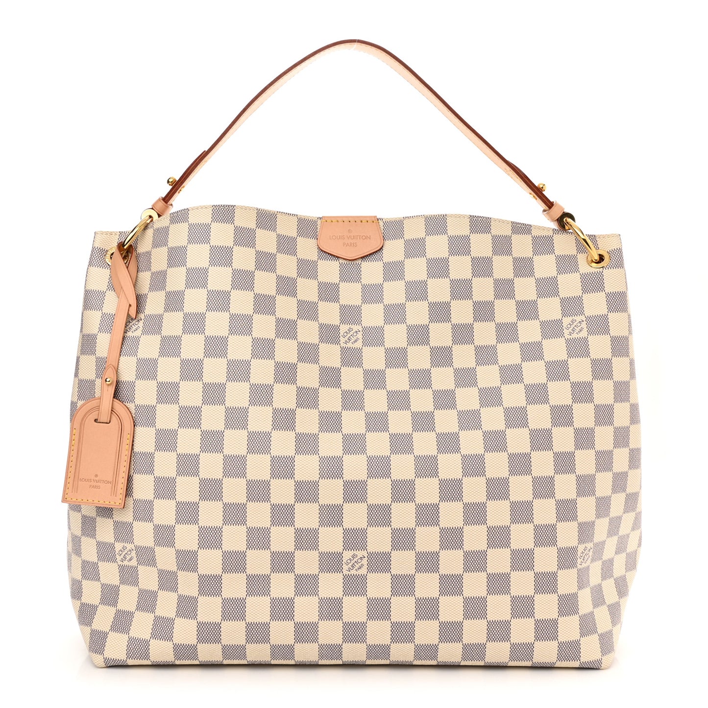 Damier Azur Graceful MM Rose Ballerine