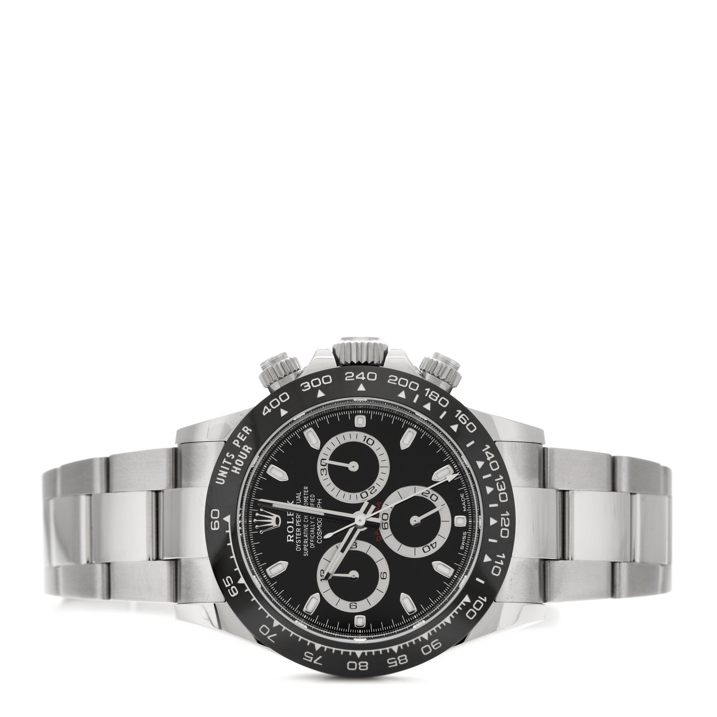 Stainless Steel 40mm Oyster Perpetual Cosmograph Daytona Watch Black 116500LN