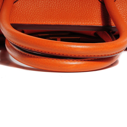 Hermes Taurillon Clemence JPG Birkin 42 Orange 6 of 17