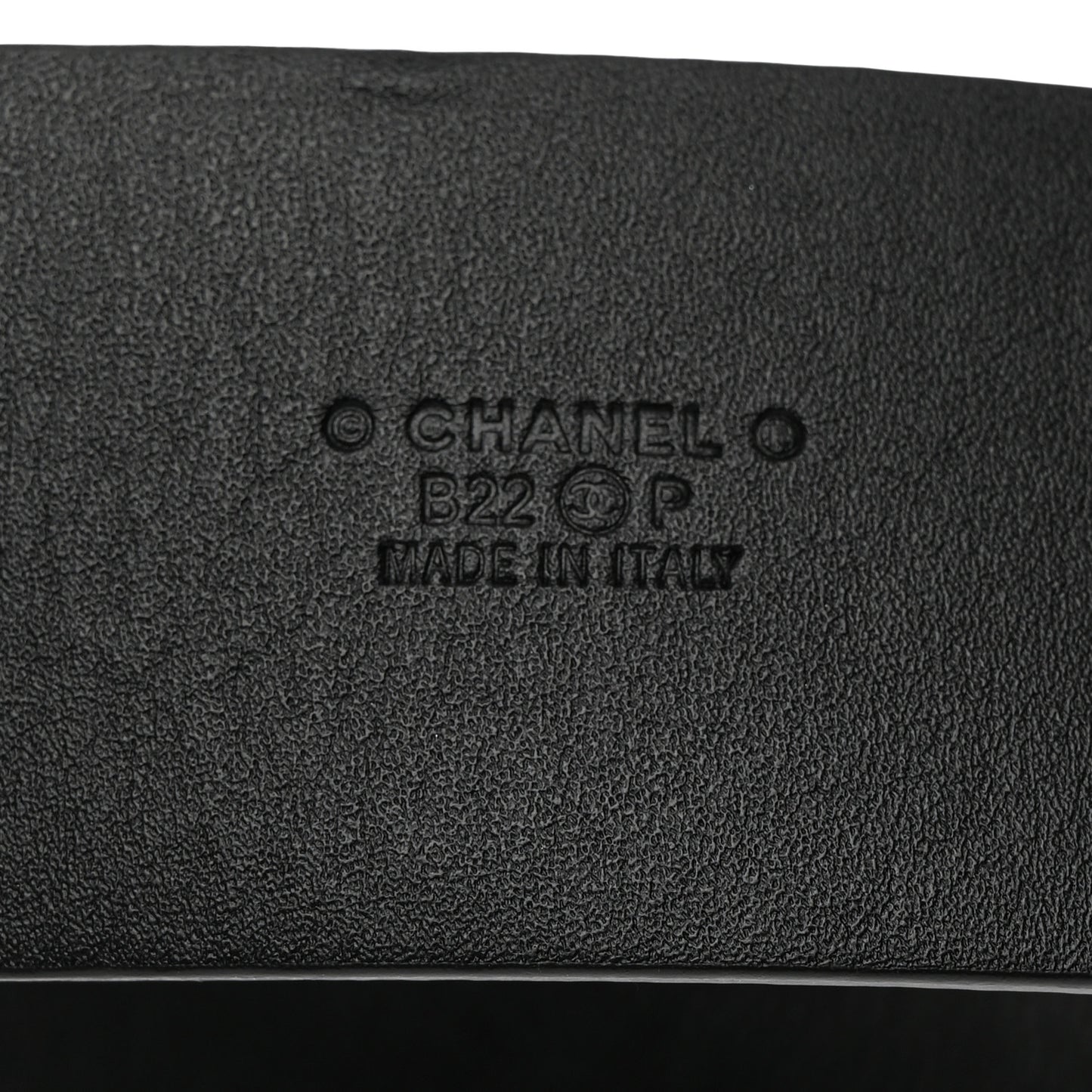 Calfskin CC Heart Coco In Love Belt 80 32 Black