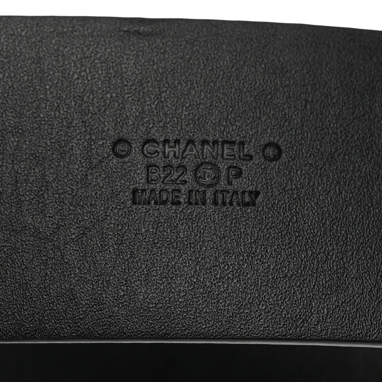 Chanel Calfskin CC Heart Coco In Love Belt 80 32 Black 4 of 7
