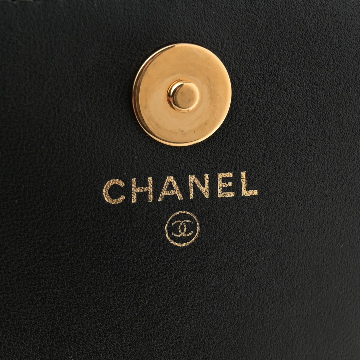 Patent Quilted Frame Clutch Flap With Chain Black
