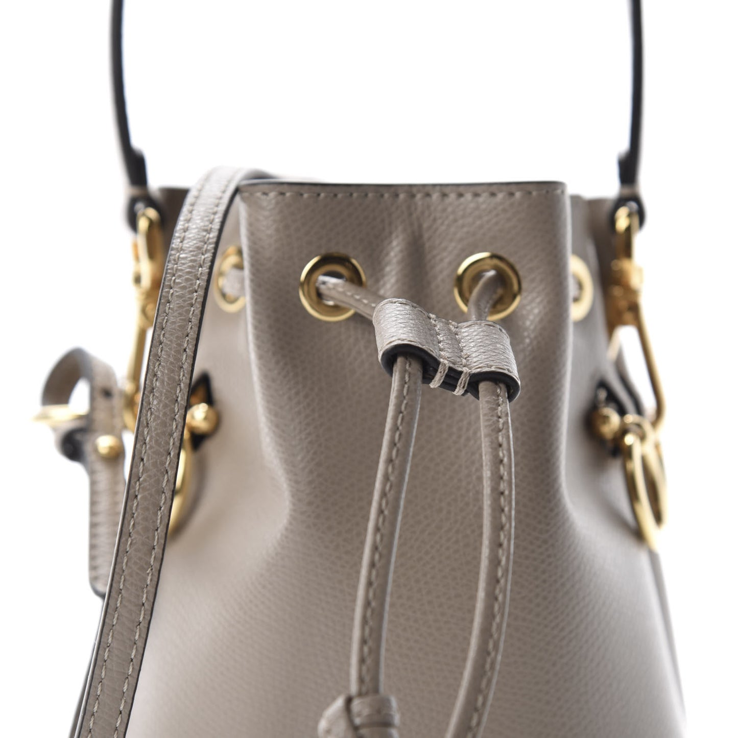 Vitello Cruise F is Fendi Mini Mon Tresor Bucket Bag Tortora