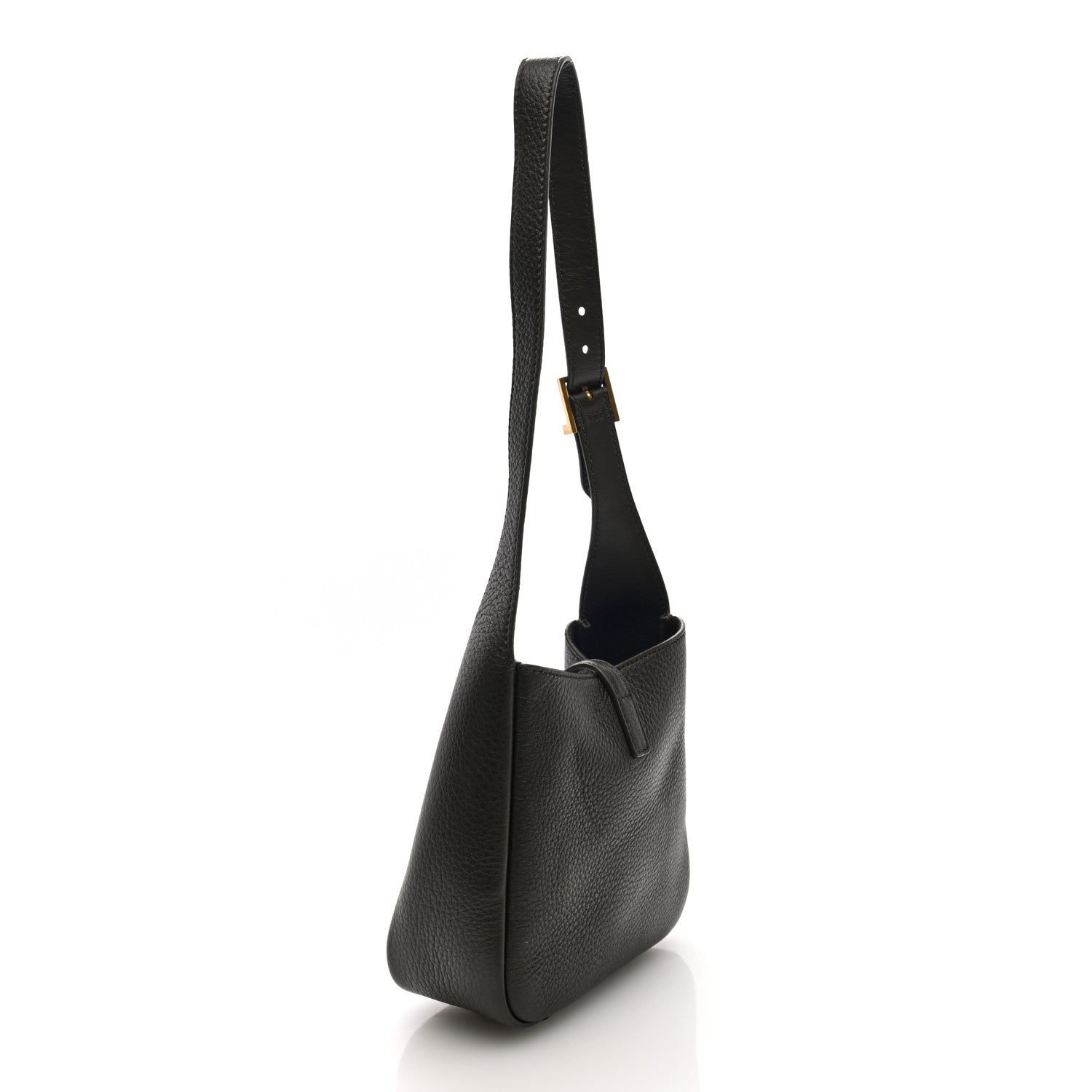 Saint Laurent Grained Deerskin Baby Supple Le 5 A 7 Hobo Light Musk 4 of 10