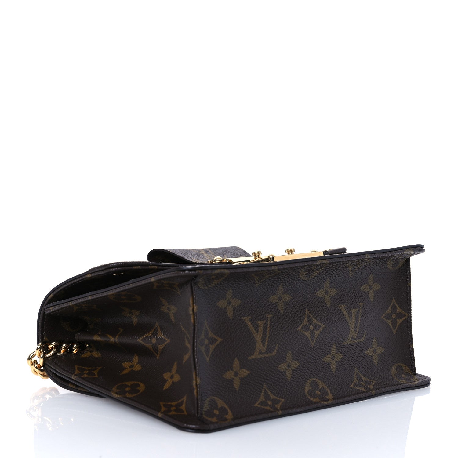 Louis Vuitton Vernis Epi Monogram Wynwood Metallic Taupe Grey 4 of 12