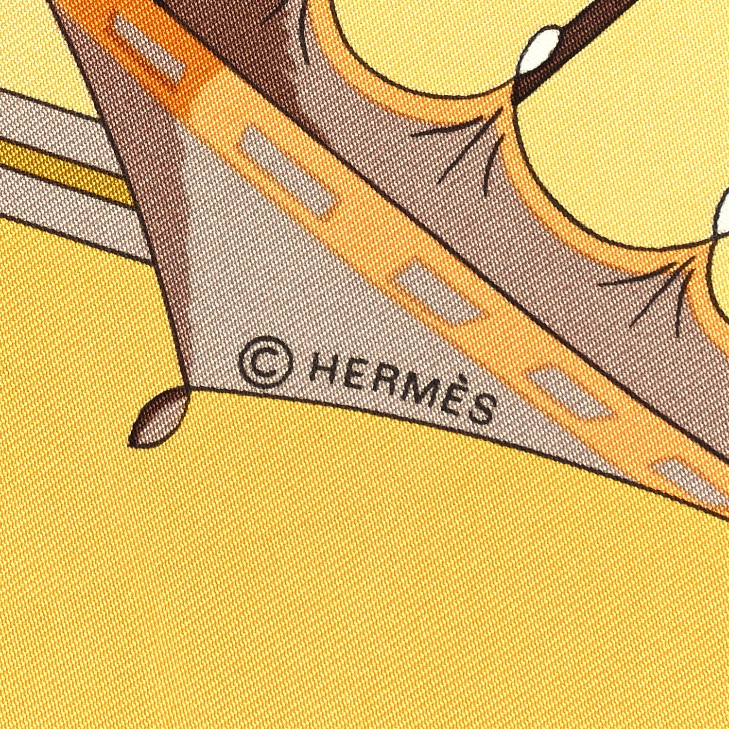 Hermes Silk Umbrellas Et Parapluies Scarf 90 2 of 4