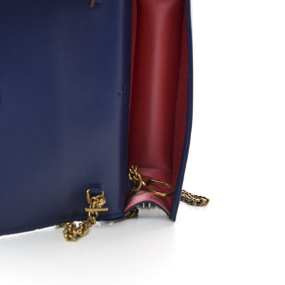 Gucci Velvet Matelasse GG Marmont Mini Bag Cobalt Blue 5 of 10