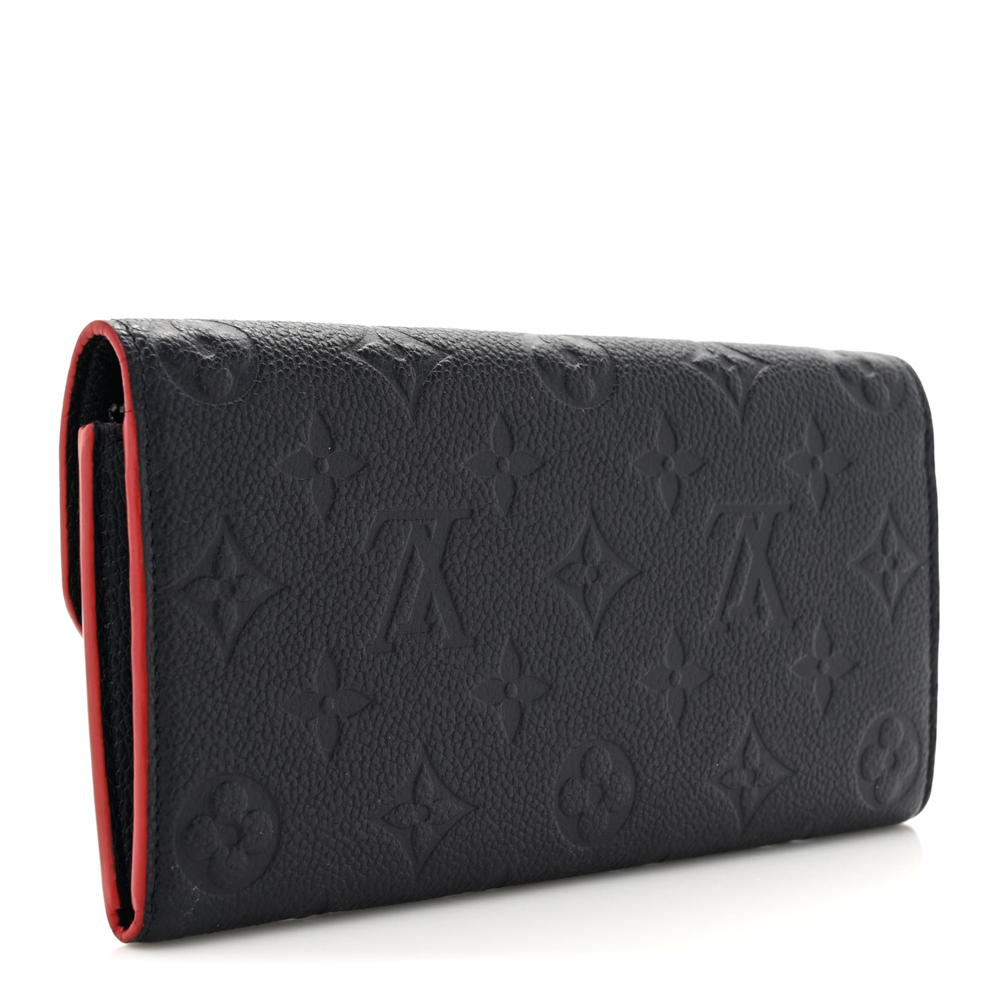 Empreinte Emilie Wallet Marine Rouge