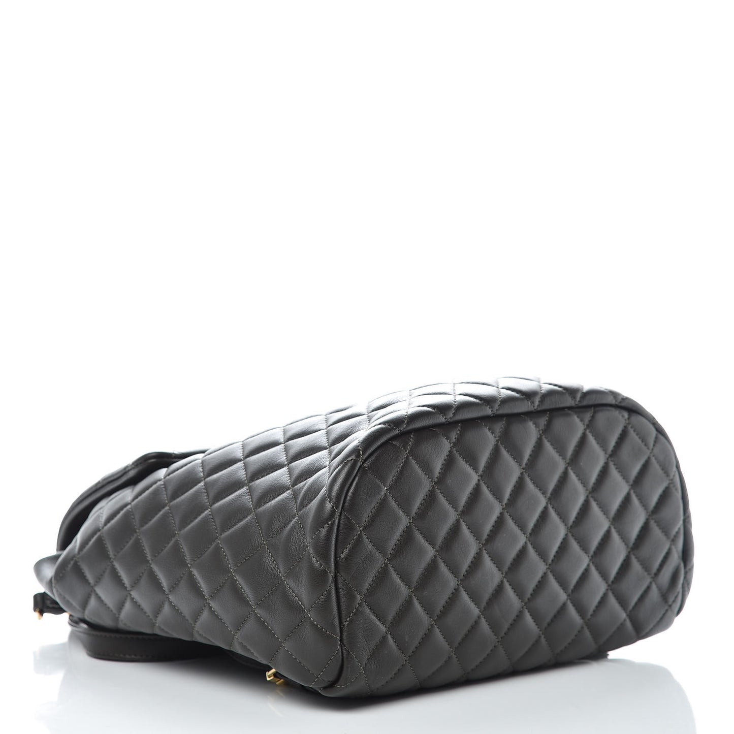 Calfskin Quilted Large Urban Spirit Backpack Dark Brown