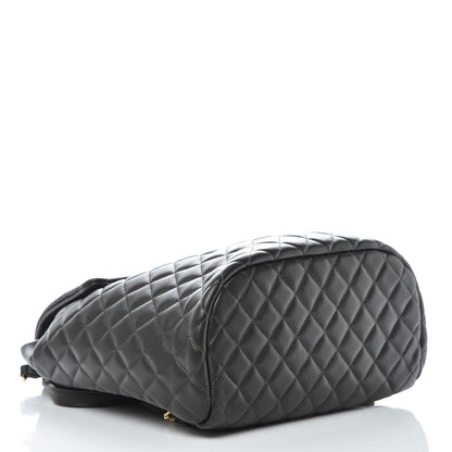 Chanel Calfskin Quilted Large Urban Spirit Backpack Dark Brown 4 of 10