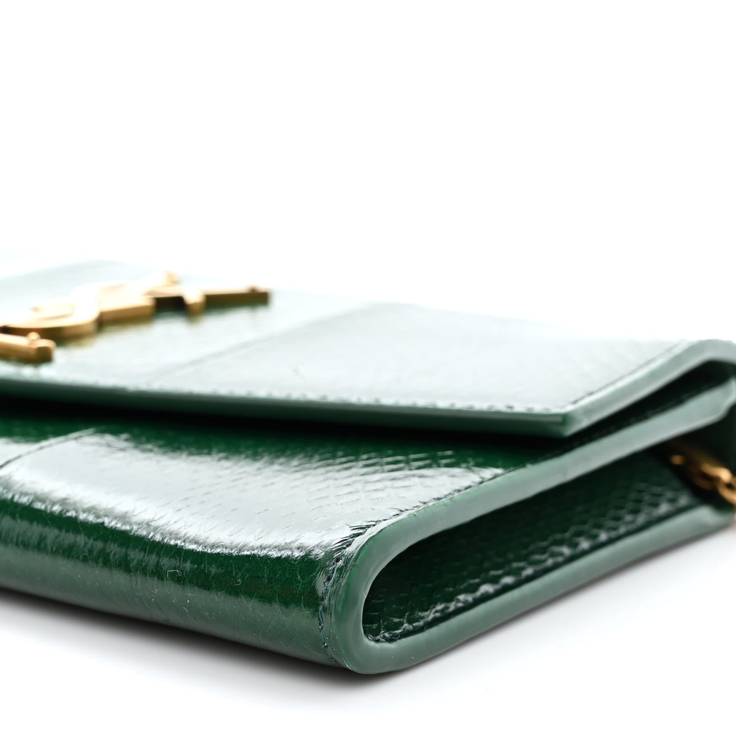 Saint Laurent Watersnake Uptown Crossbody Bag Green 11 of 12
