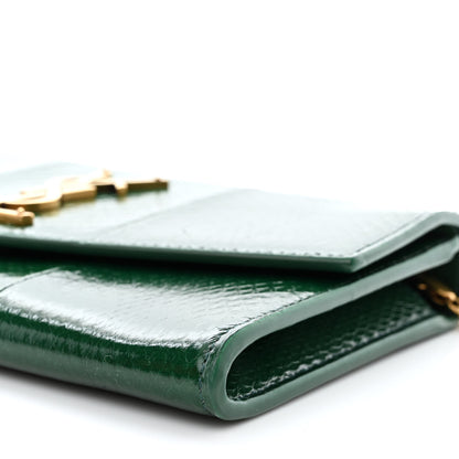 Saint Laurent Watersnake Uptown Crossbody Bag Green 11 of 12