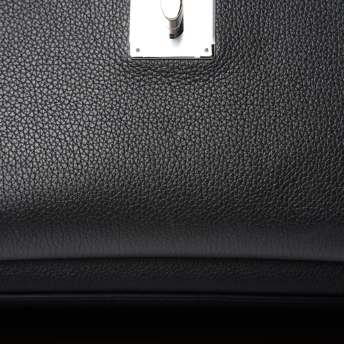 Soft Calfskin My Lockme Top Handle Black