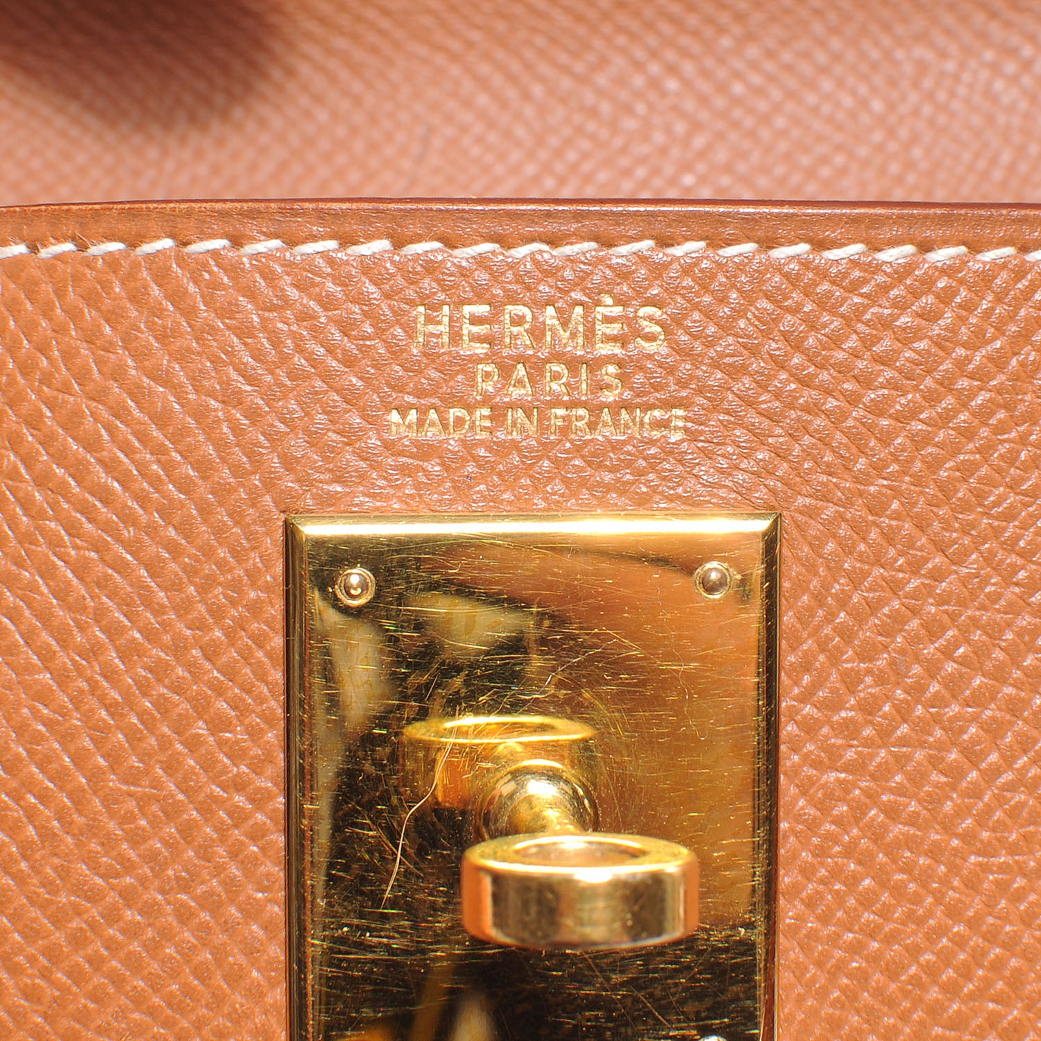 Hermes Courchevel Kelly 32 Gold 8 of 12