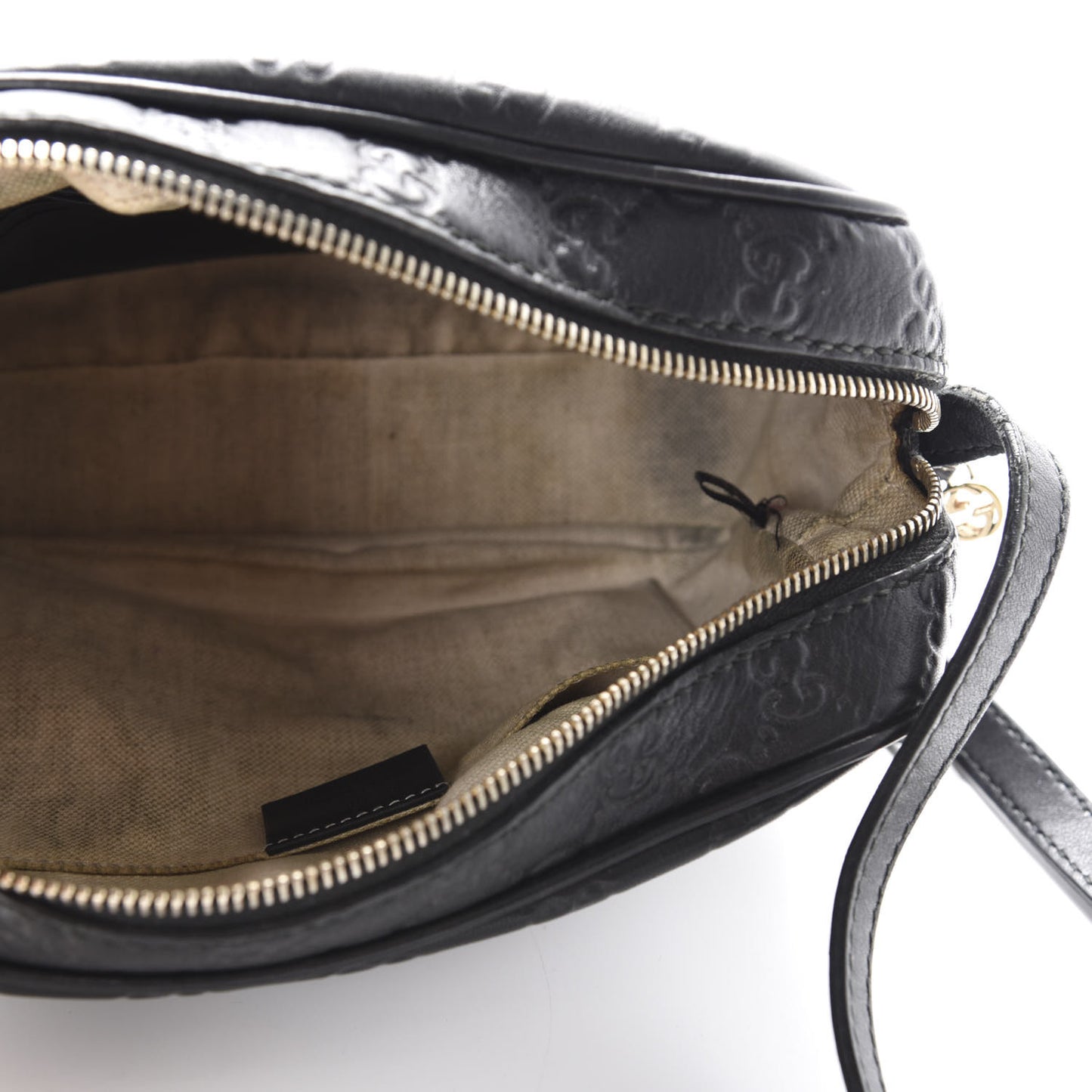 Guccissima Mini Bree Messenger Bag Black