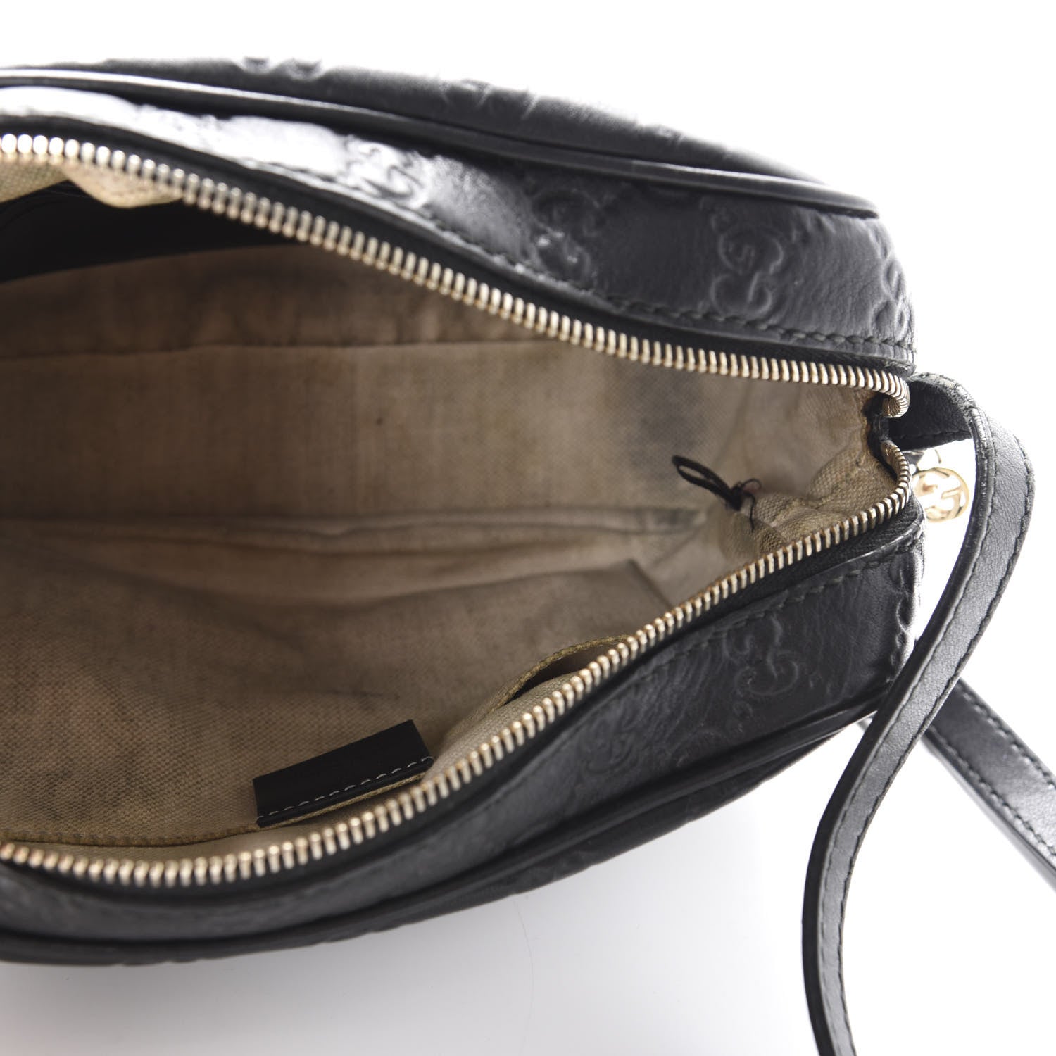 Gucci Guccissima Mini Bree Messenger Bag Black 4 of 13