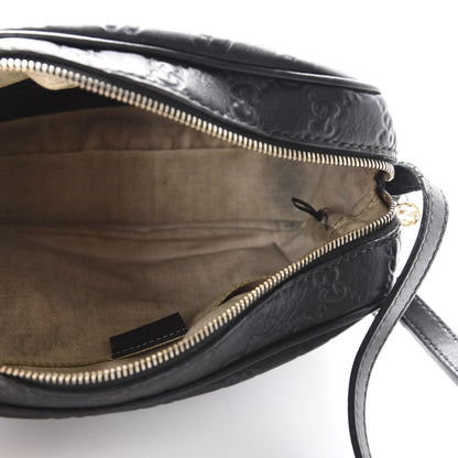 Gucci Guccissima Mini Bree Messenger Bag Black 4 of 13