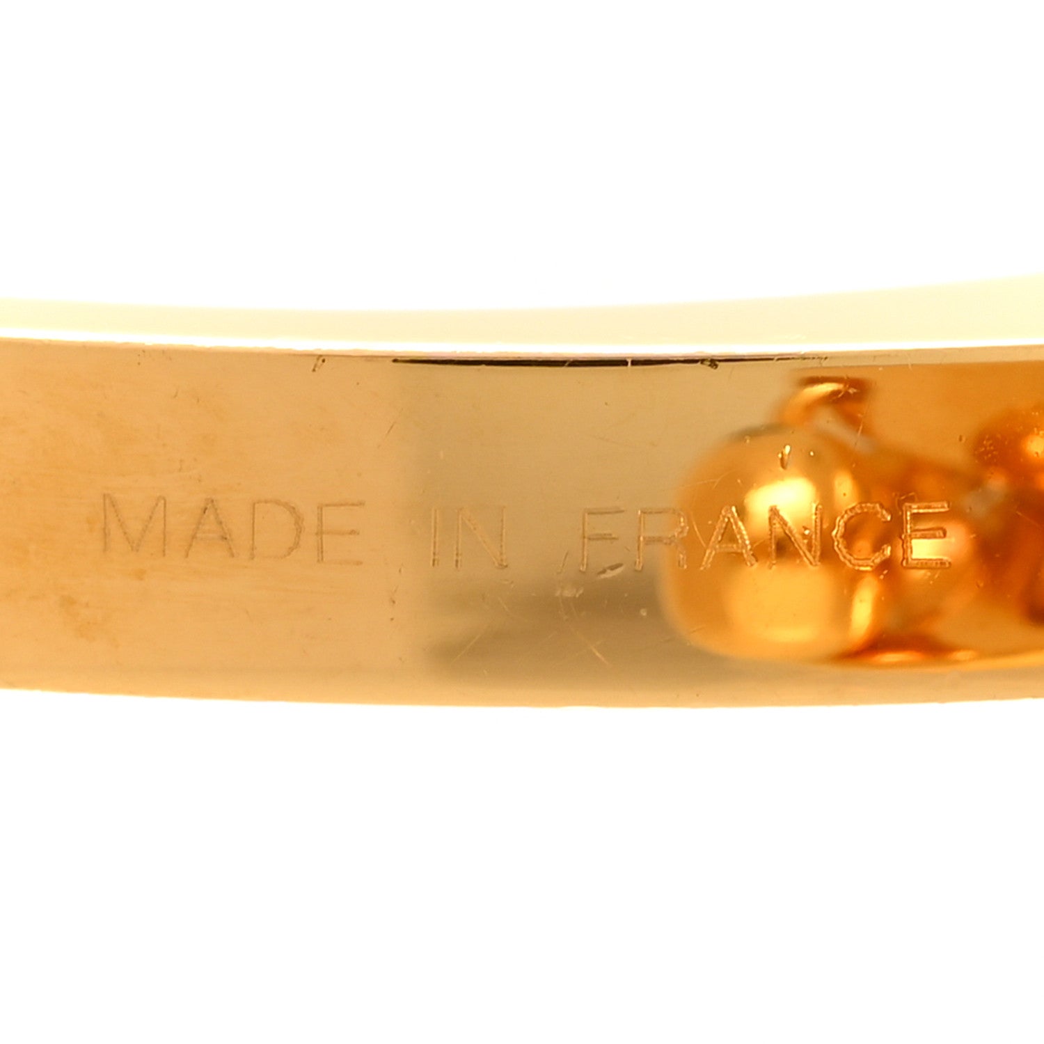 Hermes Permabrass Filou Glove Clip Gold 4 of 5