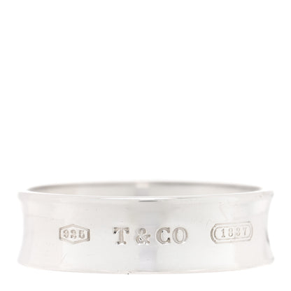 Tiffany Sterling Silver 1837 Band Ring 63 10.5 1 of 5