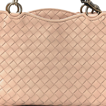 Bottega Veneta Nappa Intrecciato Small Shoulder Bag Flamingo 8 of 11