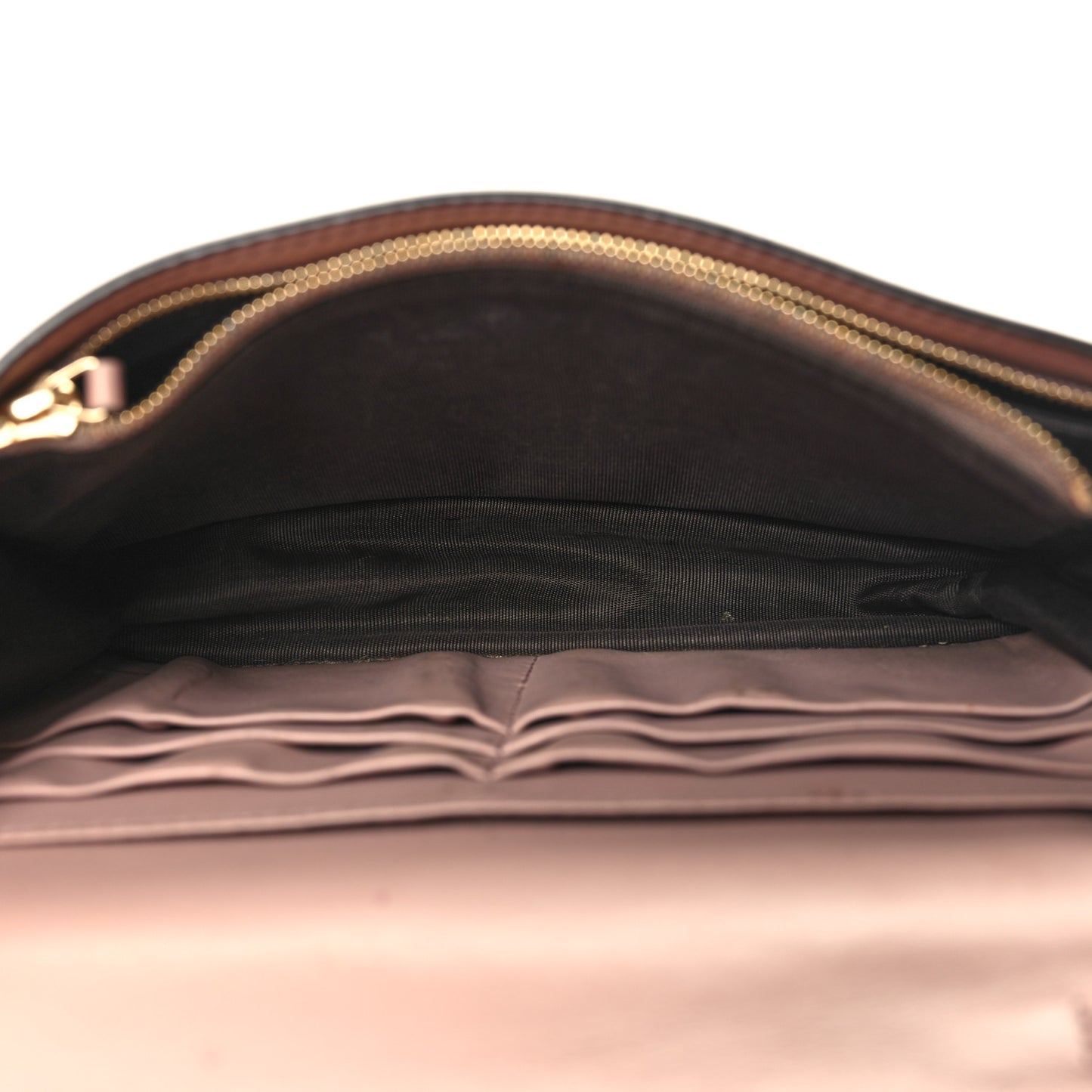 Guccissima Signature Bowy Chain Wallet Dark Cipria