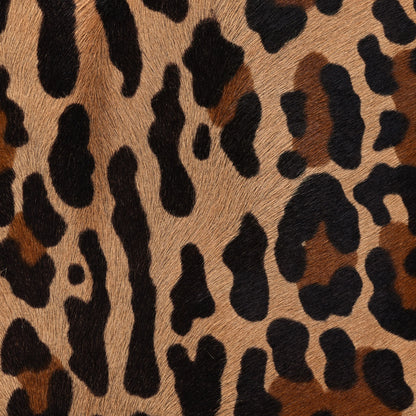 Prada Calf Hair Leopard Print Pushlock Envelope Clutch Miele 11 of 12