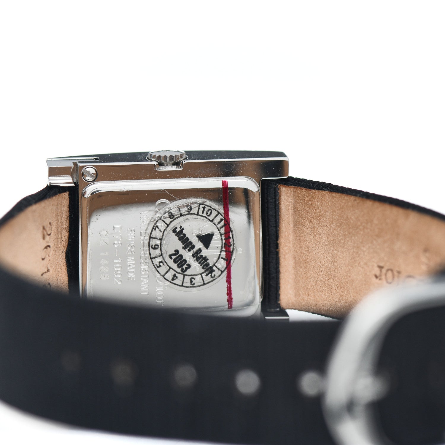 Christian Dior Stainless Steel Calfskin 20mm Maris Quartz Watch 4 of 4